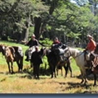 Dirk und seine Reitgruppe - Wandereiten in Patagonien