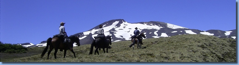 Zum Quetrupillan Vulkan, reittour in den Anden Nordpatagoniens