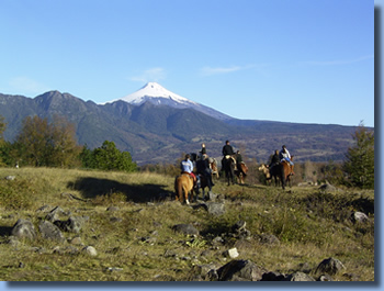 Reiten in Quelhue, Pucone